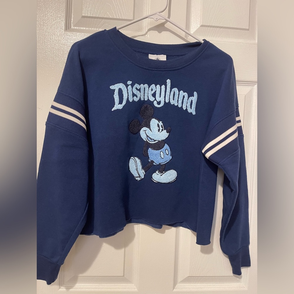 Disneyland Navy Blue Mickey Graphic Sweatshirt